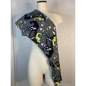 Lularoe TC Leggings - Halloween Skeleton Unicorns / Candy Skulls - Very Rare!